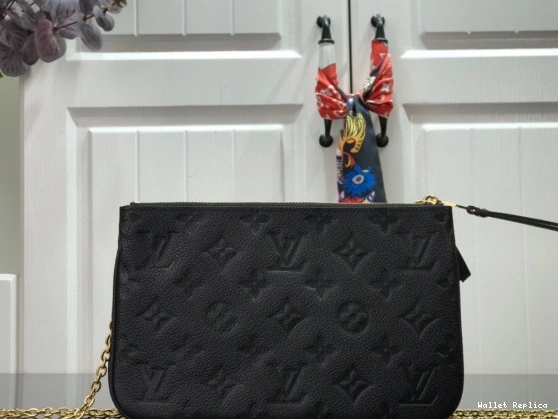 VUITTON LOUIS ZIP POCHETTE DOUBLE 0709